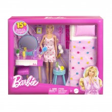 Barbie Υπνοδωμάτιο Με Κούκλα