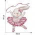 Αυτοκόλλητα Τοίχου Ballerina Bunny