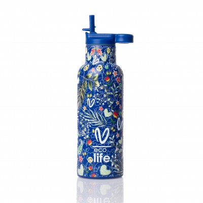 Θερμός EcoLife X Vasiliki "Blue" 500ml