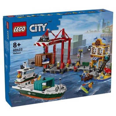 Seaside Harbor With Cargo Ship 60422