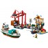 Seaside Harbor With Cargo Ship 60422