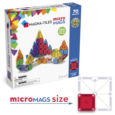 Magna-Tiles microMags Deluxe Set 70 Piece Set