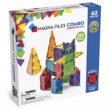 Magna-Tiles Combo + microMags 62 Piece Set