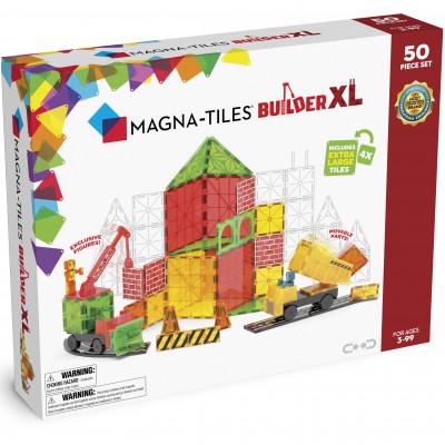 Magna-Tiles Builder XL 50 Piece Set