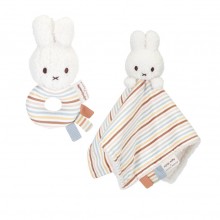 Σετ Ντουντού & Κουδουνίστρα Miffy Vintage Sunny Stripes