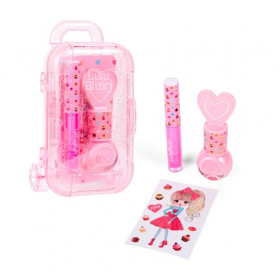 Lulu Blush Make Up Mini Case Trolley