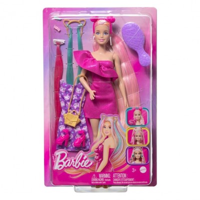 Barbie Πολύχρωμα Μαλλιά