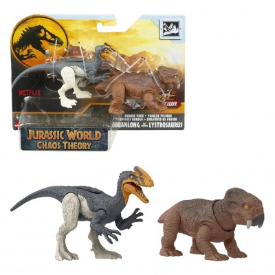 Jurassic World Chaos Theory - Danger Pack Guanlong VS Lystrosaurus