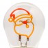 Legami Christmas Lightbulb - Shaped Table Lamp Santa Claus