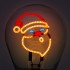 Legami Christmas Lightbulb - Shaped Table Lamp Santa Claus