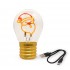 Legami Christmas Lightbulb - Shaped Table Lamp Santa Claus