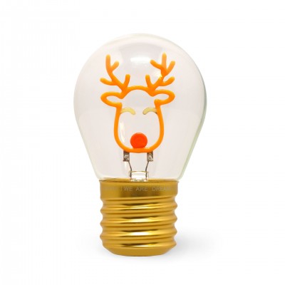  Legami Christmas Lightbulb - Shaped Table Lamp Reindeer