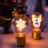 Legami Christmas Lightbulb - Shaped Table Snowflakes