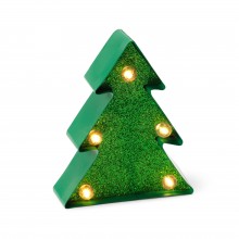 Legami Christmas Mini Decorative Light - Glitter Xmas Tree