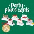 Legami Christmas Set of 12 Place Cards