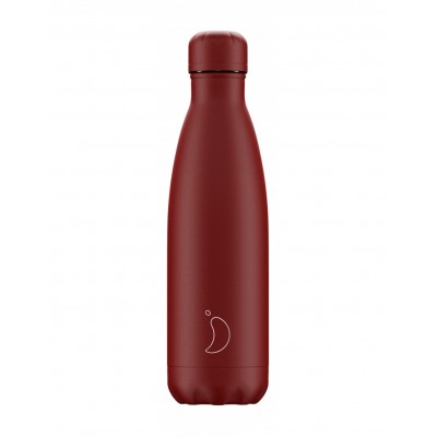 Θερμός Chilly's All Matte Red 500ml