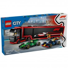 F1® Truck With Rb20 & Amr24 F1® Cars 60445