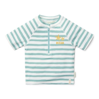 Μπλουζάκι Κοντομάνικο Με Προστασία UV Stripes Surf Mint Νο86/92