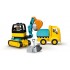 Truck & Tracked Excavator 10931